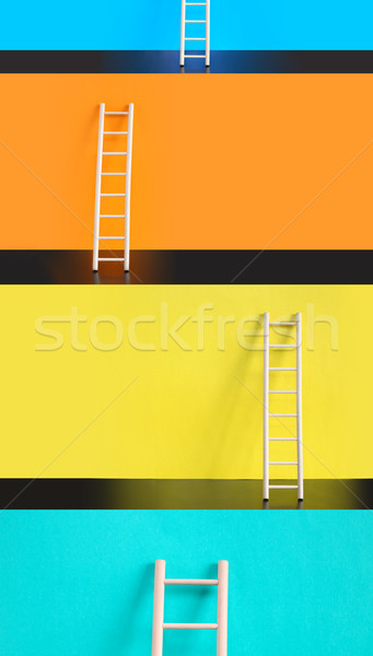 Ladders Of Success Stock photo © cosma