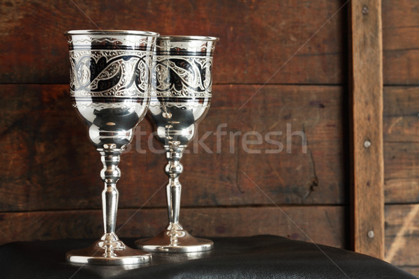 Stock photo: Silver Goblets