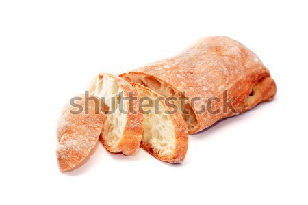 Sliced Bread On White Stock photo © cosma