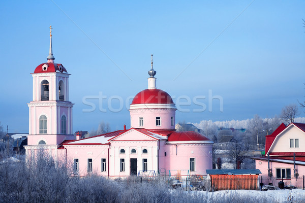 Сток-фото: русский · Церкви · Nice · старые · христианство · Blue · Sky