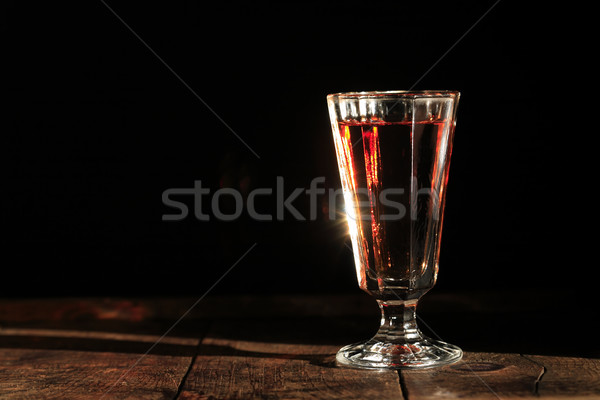 Wine On Dark Stock photo © cosma