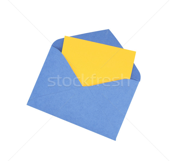 Envelope With Paper Stock photo © cosma