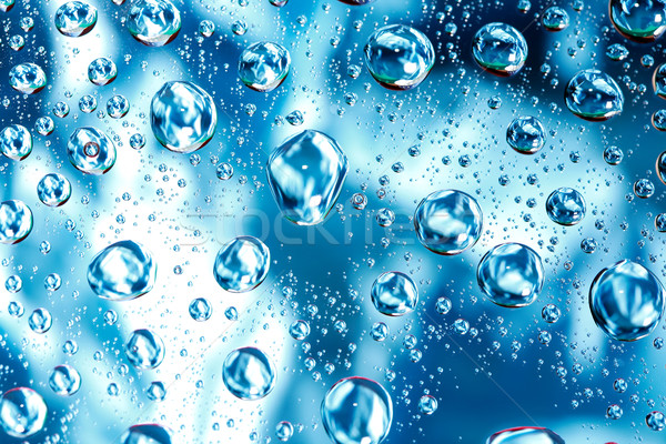 Blue Drops Background Stock photo © cosma