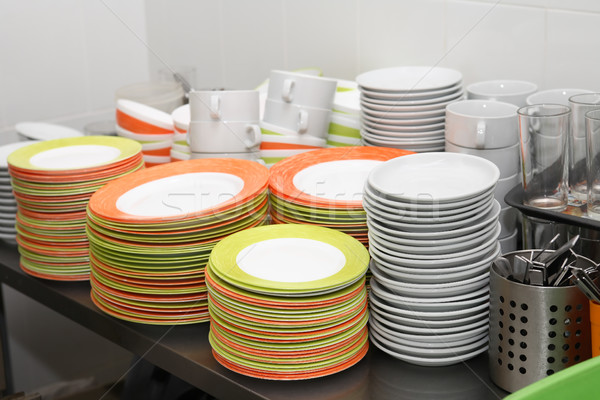 Clean Dishware Set Stock photo © cosma