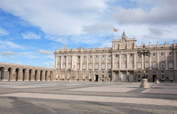 Royal palais Madrid grand carré célèbre [[stock_photo]] © cosma