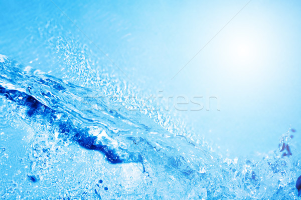 Abstrato azul livre espaço texto Foto stock © cosma