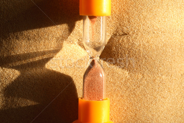 Klepsydry piasku czasu streszczenie wolna Zdjęcia stock © cosma
