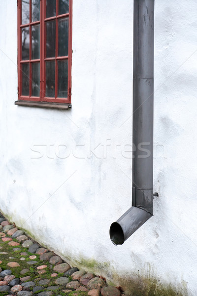 Drainpipe On The Wall Stock photo © cosma