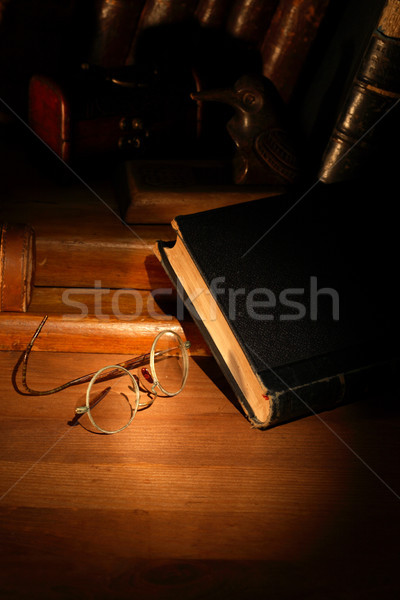 Old Books And Spectacles Stock photo © cosma