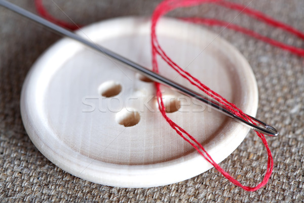 Needle And Button Stock photo © cosma