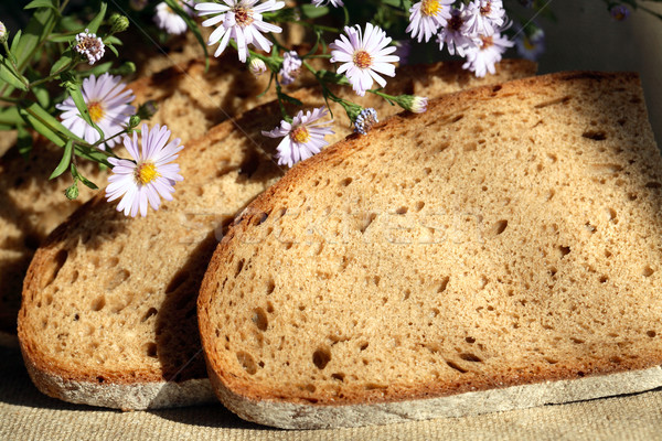 Bread And Flowers Stock photo © cosma