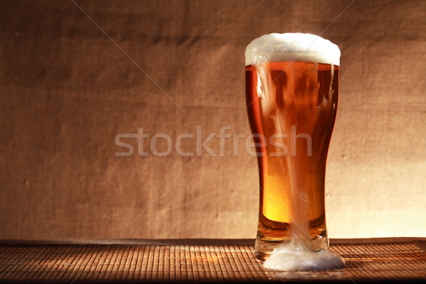 Beer With Foam Stock photo © cosma