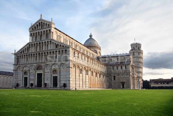 Cathédrale tour miracle carré Italie [[stock_photo]] © cosma