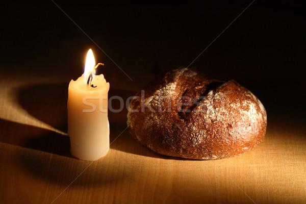 Bread And Candle Stock photo © cosma
