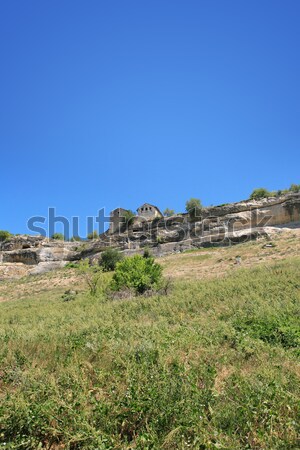 Stock photo: Ancient Stronghold On The Hill