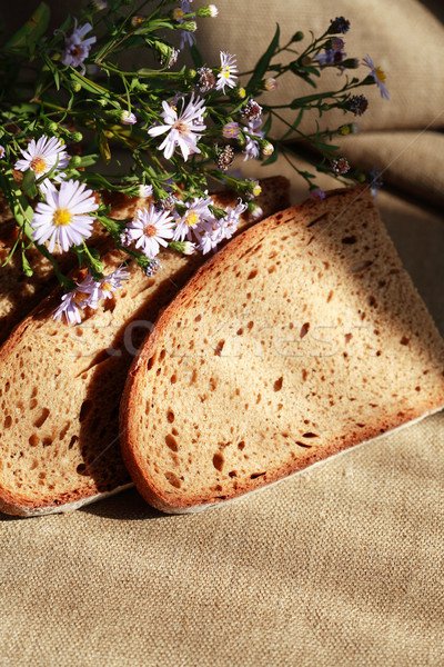 Bread And Flowers Stock photo © cosma
