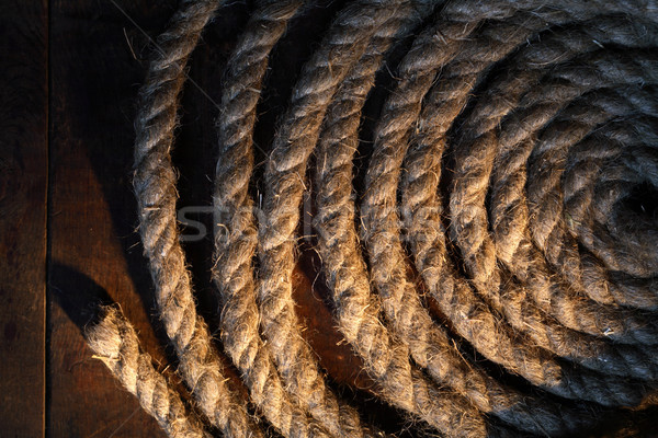 Rope On Wood Stock photo © cosma
