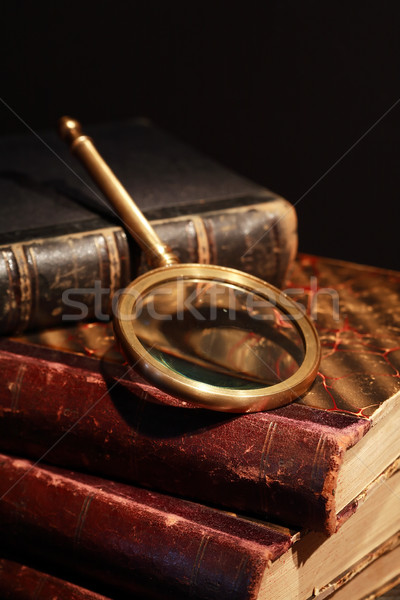 Magnifying Glass On Book Stock photo © cosma