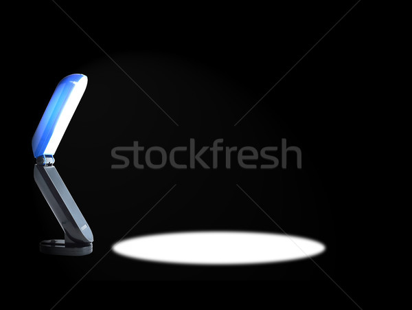 Lamp On Black Stock photo © cosma