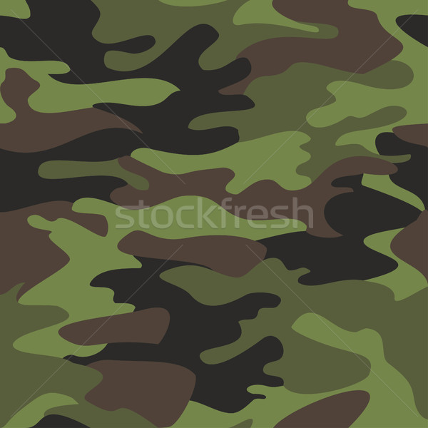 Camouflage pattern background seamless vector illustration. Clas Stock photo © cosveta