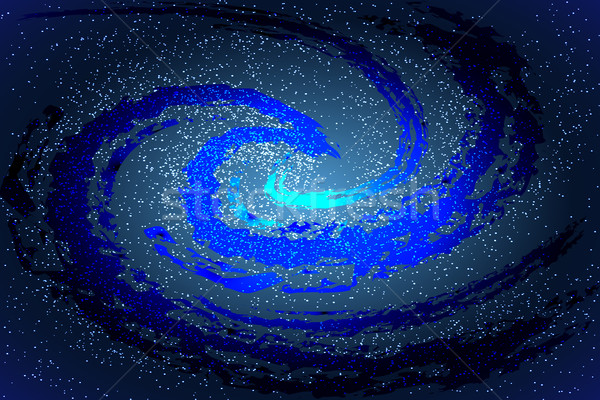 Obraz efekt tunelu spirali galaktyki Zdjęcia stock © cosveta