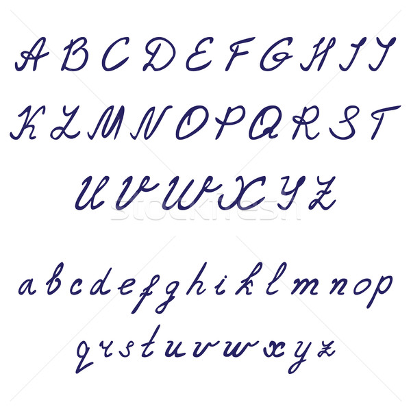 Uppercase and lowercase letters Stock photo © cosveta
