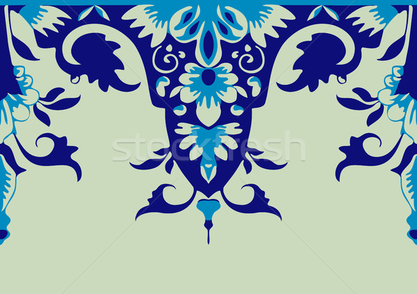 Vector seamless floral border. Element for design Stock photo © cosveta