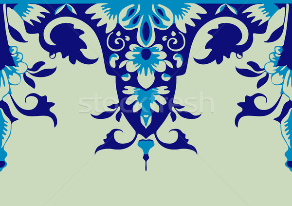 Vector seamless floral border. Element for design Stock photo © cosveta