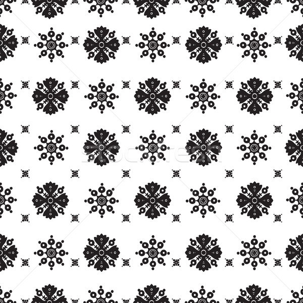 abstract ethnic seamless floral pattern design Stock photo © cosveta