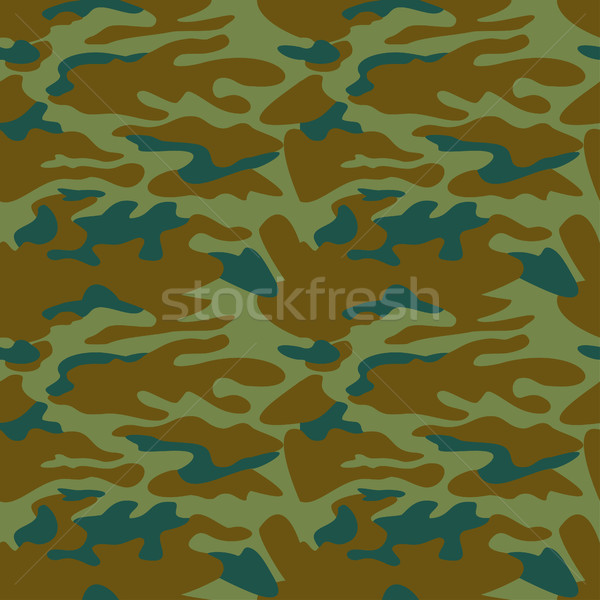 Camouflage pattern background seamless vector illustration. Clas Stock photo © cosveta