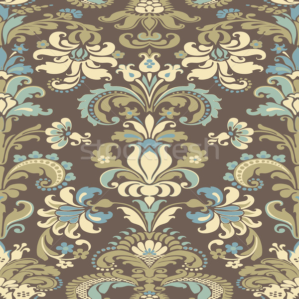 Wrapping wallpaper floral seamless tile for website vector, repe Stock photo © cosveta