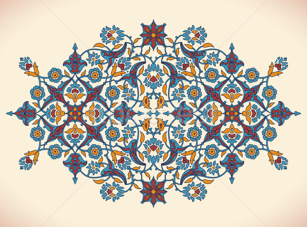 Arabesque vintage elegant floral decoration print for design tem Stock photo © cosveta