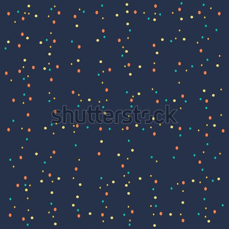 Seamless pattern with multicolored small circles on dark abstrac Stock photo © cosveta