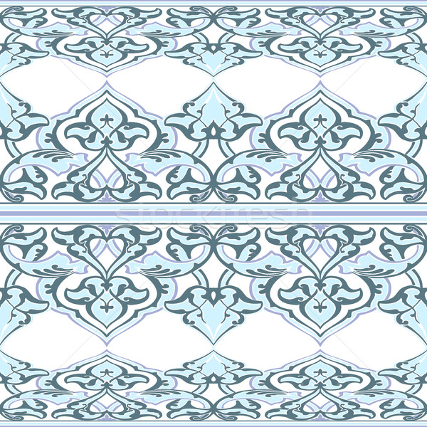 Vettore senza soluzione di continuità floreale pattern orientale Foto d'archivio © cosveta