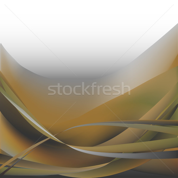 Colorful waves isolated abstract background khaki and white gray white Stock photo © cosveta