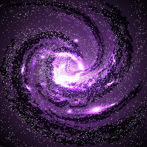 Obraz efekt tunelu spirali galaktyki Zdjęcia stock © cosveta