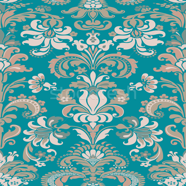 Wrapping wallpaper floral seamless tile for website vector, repe Stock photo © cosveta