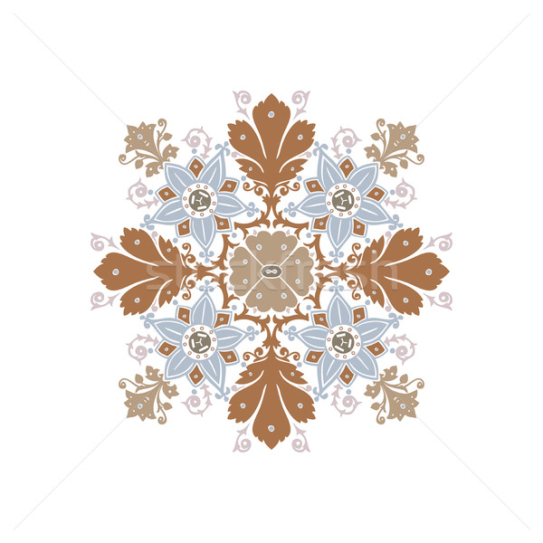 этнических цветы букет орнамент изолированный вектора Сток-фото © cosveta