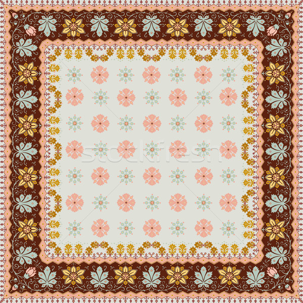 Abstract etnica floreale pattern design vettore Foto d'archivio © cosveta