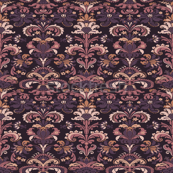 Foto stock: Wallpaper · floral · sin · costura · azulejo · sitio · web