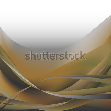 Colorful waves isolated abstract background khaki and gray military Stock photo © cosveta