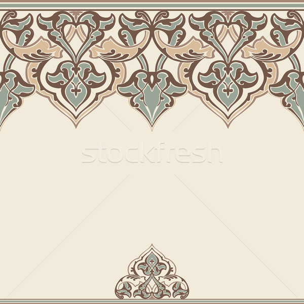 Vector ornate seamless border in Eastern style Stock photo © cosveta