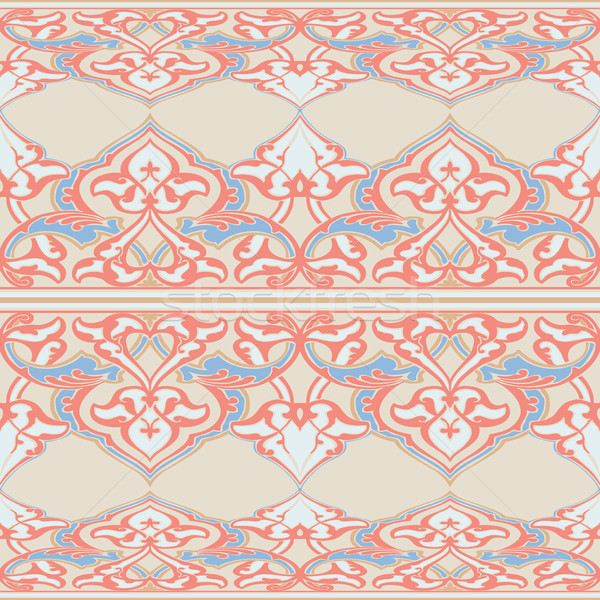 Vector ornate seamless floral pattern in Eastern style Stock photo © cosveta