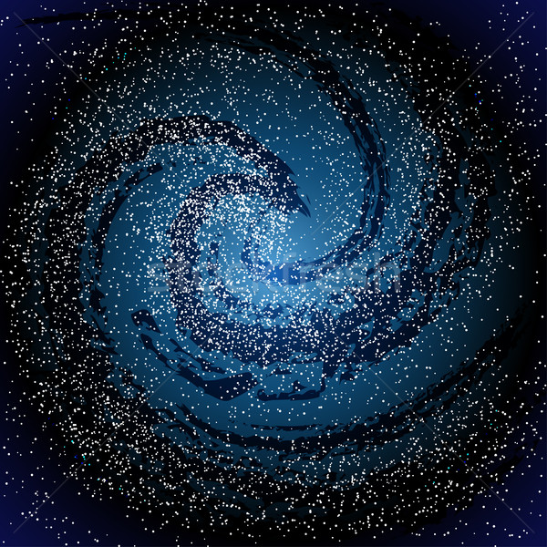Foto d'archivio: Immagine · galassie · effetto · tunnel · spirale · galassia