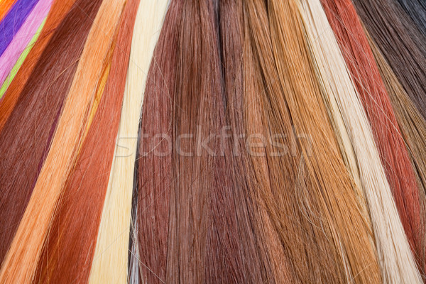 Artificial Hair Used for Production of Wigs  Stock photo © courtyardpix