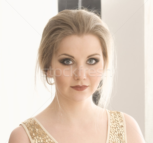 Young Woman with Beautiful Makeup Stock photo © courtyardpix