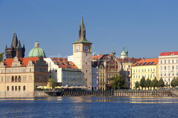 Прага старый город Чешская республика воды город зданий Сток-фото © courtyardpix