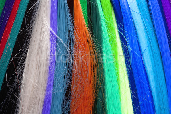 Artificial Hair Used for Production of Wigs  Stock photo © courtyardpix