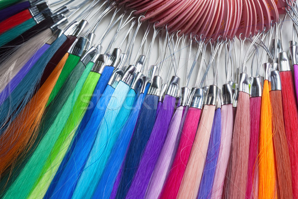 Artificial Hair Used for Production of Wigs  Stock photo © courtyardpix