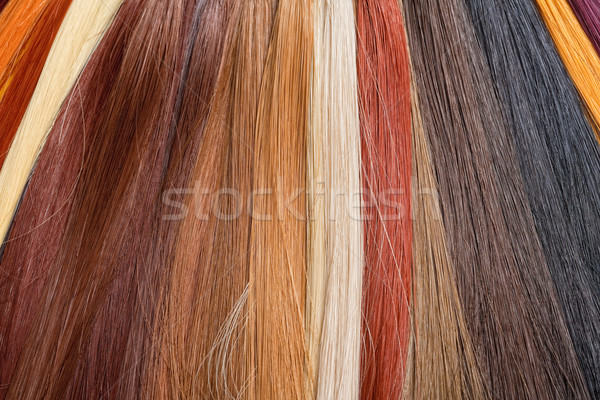 Artificial Hair Used for Production of Wigs  Stock photo © courtyardpix